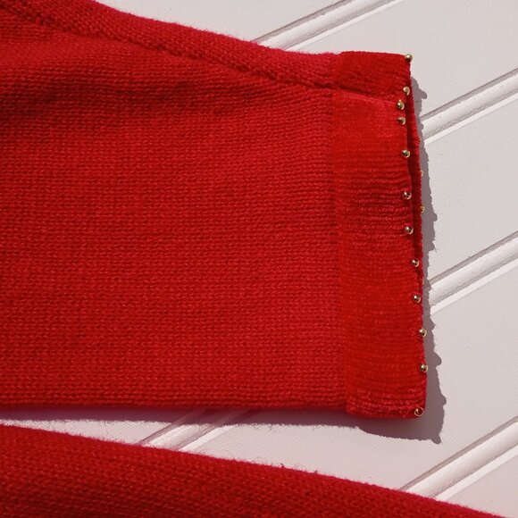 THE QUACKER FACTORY Sweater Womens 1X Red Patriotic Christmas American Flag NWT - Picture 10 of 15